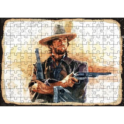 Tablomega Ahşap Mdf Puzzle Yapboz Silahlı Kovboy 120 Parça Fiyatı