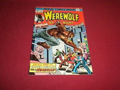 BX2 Werewolf By Night 23 Marvel 1974 Comic 7 5 Bronze Age VISIT STORE