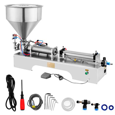 Buy LOVSHARE Cream Filling Machine 50 500ml Volume Liquid Filler 30L