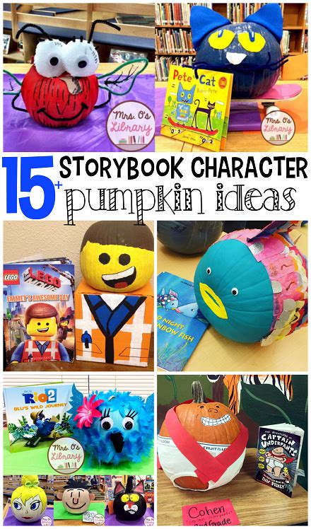 Storybook Character Pumpkin Ideas Character Pumpkins Pumpkin Books