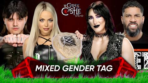 Wwe K Mixed Gender Tag Team Match Liv Morgan Dominik Mysterio