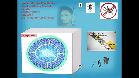 How To Make Mosquito Killer Machine At Home Homemade Mosquito Killer Machine Youtube