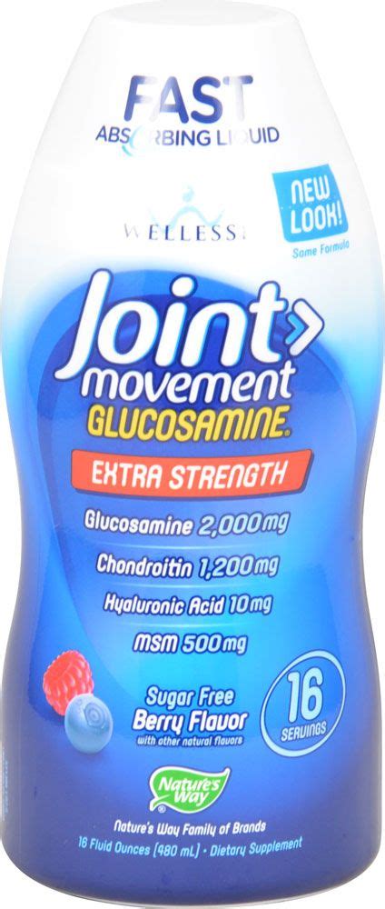 Wellesse Joint Movement® Glucosamine Extra Strength Liquid Berry 16