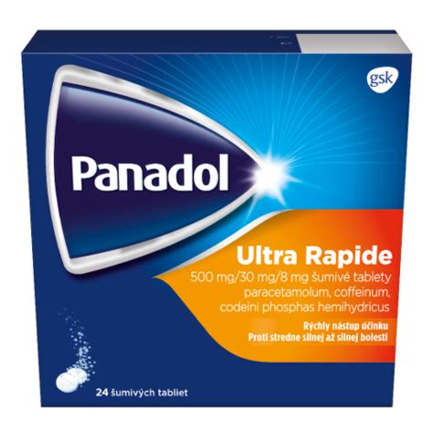 PANADOL Ultra rapide 24 šumivých tabliet Vaša Lekáreň Online Lieky