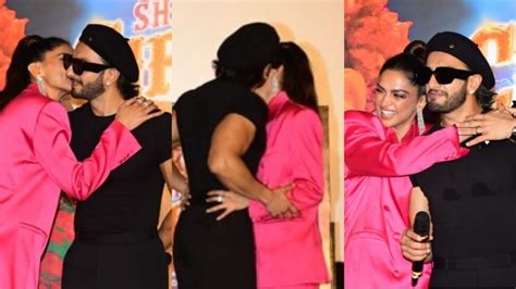 Ranveer Singh Deepika Padukone Pack On The PDA At Song Launch See