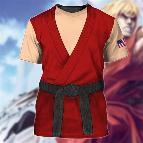 Costume Street Fighter Ken, Ken Street Fighter Cosplay 3D Hoodie sold by Marcella Tooth | SKU ...