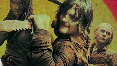 The Walking Dead Season 10 Poster Focuses On Daryl Michonne And Carol