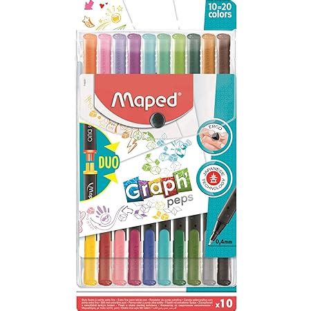 Maped Kit Pour Personnaliser Son Agenda Stylos Graph Peps Duo