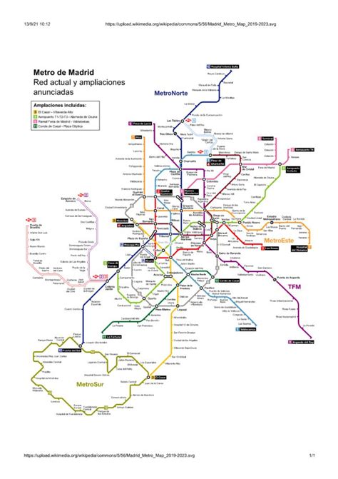 Así será el mapa del Metro de Madrid tras sus futuras ampliaciones AS