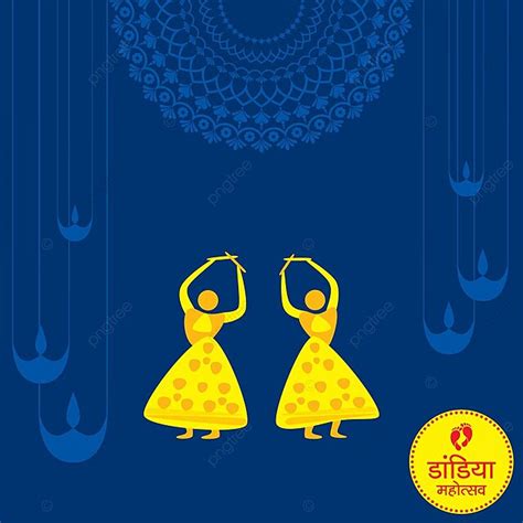 Greeting Card Illustrating Navratri And Garba Utsav Lady Religion