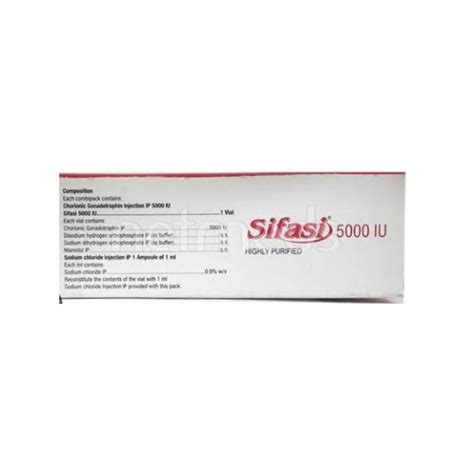 Sifasi Iu Injection Packaging Type Vial Packaging Size Ml At