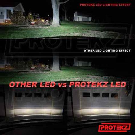 Protekz H Cob Led Headlight Kit W Lm High Beam Bulb Xenon