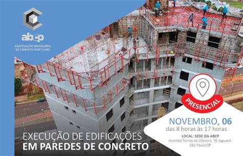 Execução de Edificações em Paredes de Concreto Presencial PORTAL ABCP