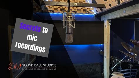 How To Make Your Recordings Sound Pro The Secrets Using 3 Rooms Then 7 Mics Youtube