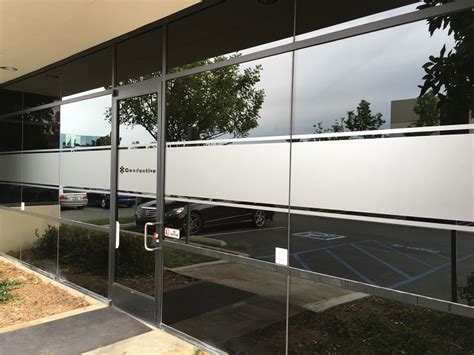 Etched Frosted Glass Graphics Privacy Film Buena Park Ca