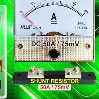 Jual Amperemeter Analog Dc A Ma Mv Shunt Resistor