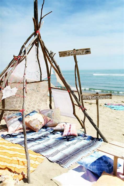 Decor Inspiration: Beach Camping | Beach camping, Weekend escape, Beach