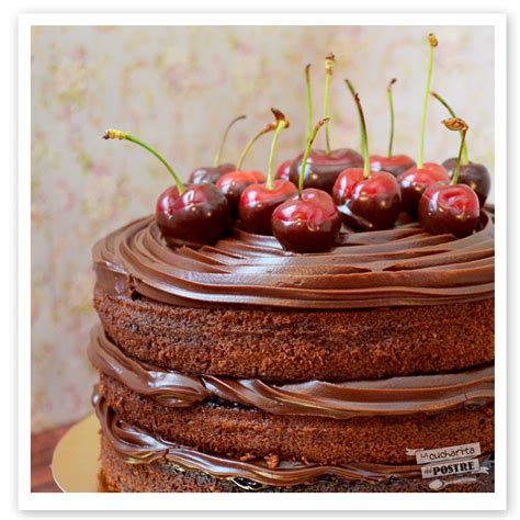 Nude Cake De Chocolate Y Cerezas Cocina