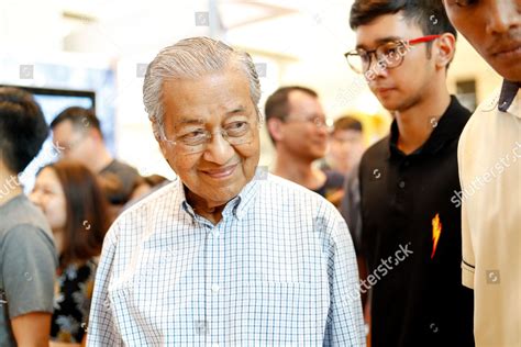 Mahathir Mohamad Malaysias Prime Minister Made Editorial Stock Photo