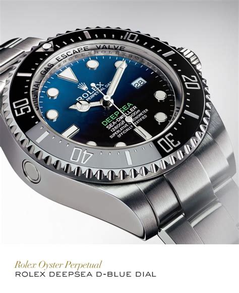 Rolex Deepsea Sea Dweller D Blue Dial Watch Artofit