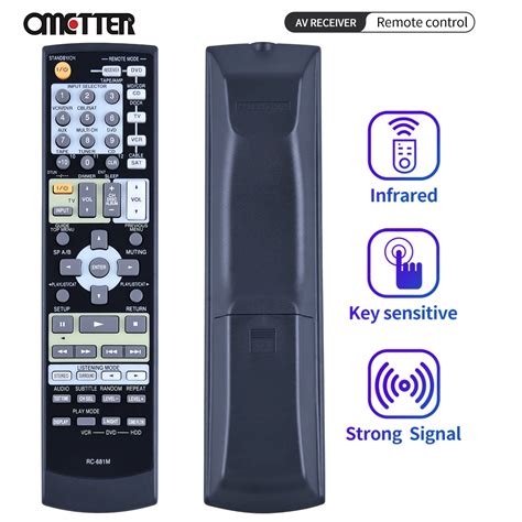 Mando A Distancia Para Onkyo Home Theater Receptor AV RC 681M HT R550