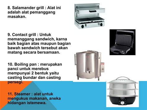 Ppt Peralatan Pengolahan Makanan F B Pptx