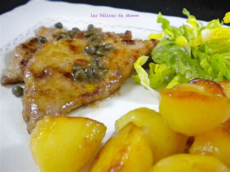 Piccata de veau au citron Les Délices de Mimm