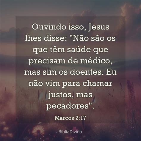 Marcos 2 17 Explicação - Marcos 2:17