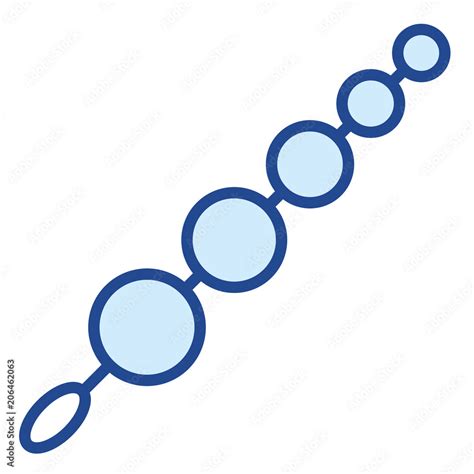 Dildo Sexspielzeug Vector Icon Illustration Stock Vektorgrafik Adobe