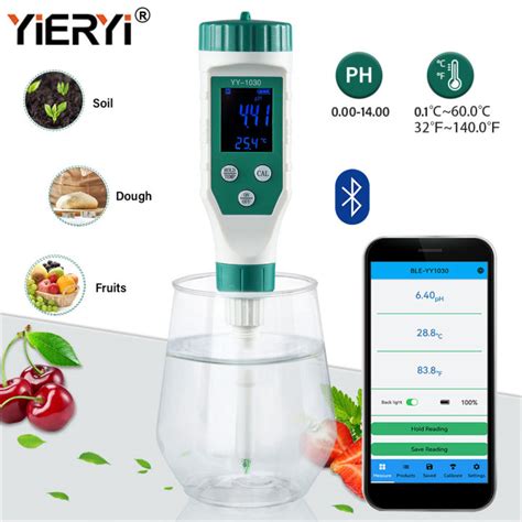 Yieryi PH Meter High Accuracy Food PH Tester With ATC For Food Solid