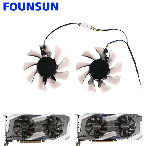 Вентилятор для видеокарты FOUNSUN GA82S2H 75 мм | AliExpress