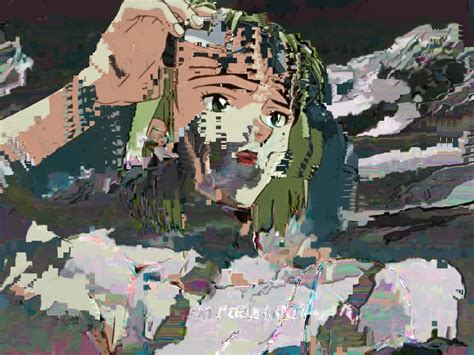 Evangelion Datamosh : r/glitch_art