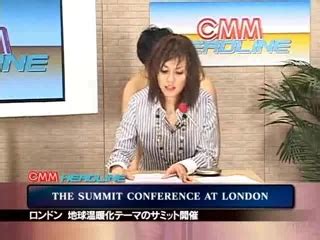 CMM Headline Maria Ozawa Newsreader Bukkake ZB Porn