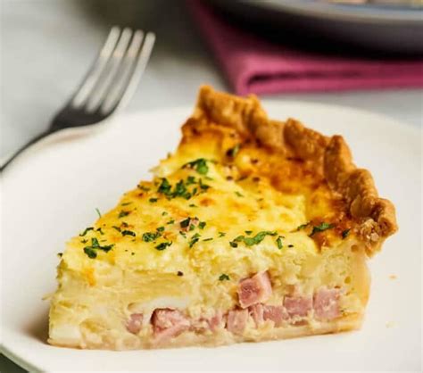 Quiche Jambon Et Fromage Cheddar Pour Accompagner Votre Soupe