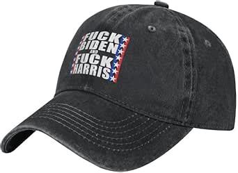 Fuck Biden Fuck Joe Biden Fuck Kamala Harris Flag Baseball Caps Trucker Hats Denim Hats Cowboy