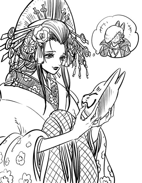 Oiran Komurasaki Kozuki Hiyori X Kyoshiro Wano One Piece Manga Anime