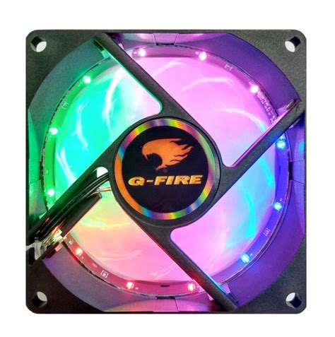 Cooler Fan 80mm G Fire Ew 0608m Rgb Millenium Informática