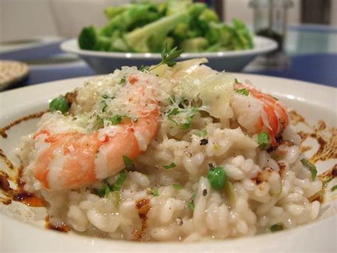 Receta De Risotto Con Gambas Sobre Italia