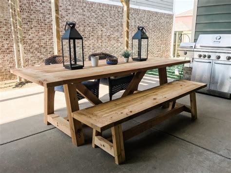 15 DIY Picnic Table Plans For Backyard