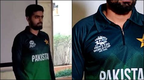 Embarassing Pakistan T20 Wc Jerseys Sport Uae 2021 Instead Of India 2021 Pic Goes Viral