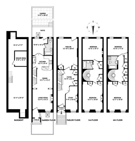 New York Brownstone Floor Plans | Viewfloor.co