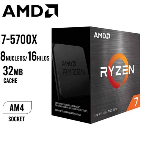 Cpu ซีพียู Amd Ryzen 7 5700x 3 4 Ghz Socket Am4 รับประกัน 3 Y Shopee Thailand