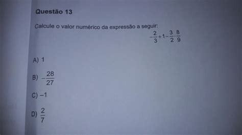 Determine O Valor Da Expressao - 7