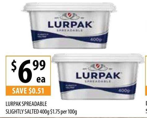 Lurpak Spreadable Slightly Salted G Offer At Supabarn