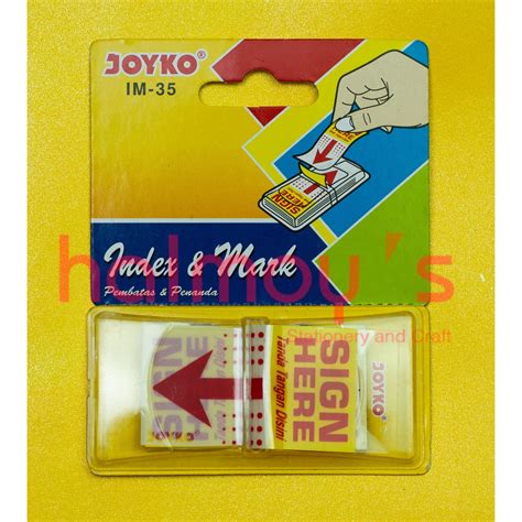 Jual MEMO STICK STICKY NOTES JOYKO IM 35 SIGN HERE Shopee Indonesia