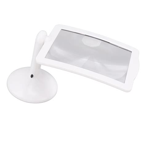 Desktop Reading Magnifier Glass 180 Degree Rotatable Desktop Magnifying Screen Glass With Led