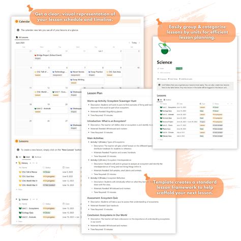 Notion For Teachers Digital Teacher Planner Notion Template