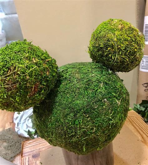 Disney Mickey Or Minnie Topiaries For Home Decor Center Etsy