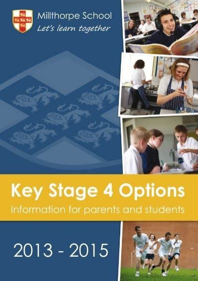 Key Stage 4 Options 2013 2015 Millthorpe School York