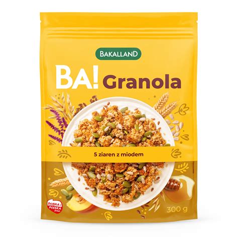 Granola Bakalland Ba Ziaren Z Miodem G Bakalland Sklep Empik